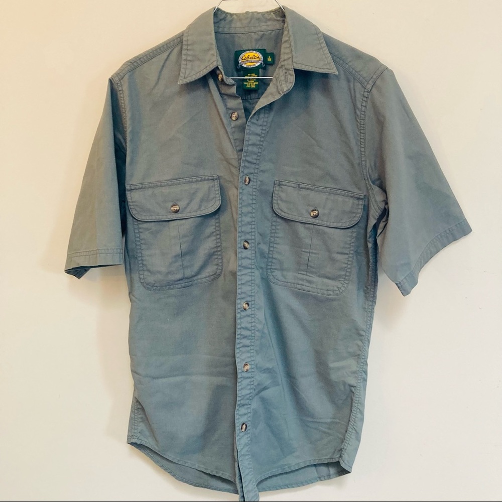 Cabela's Men's Short Sleeve Button Down Sz S